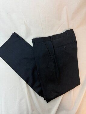 Men's Perry Ellis Portfolio Modern Fit Navy Dress Pants